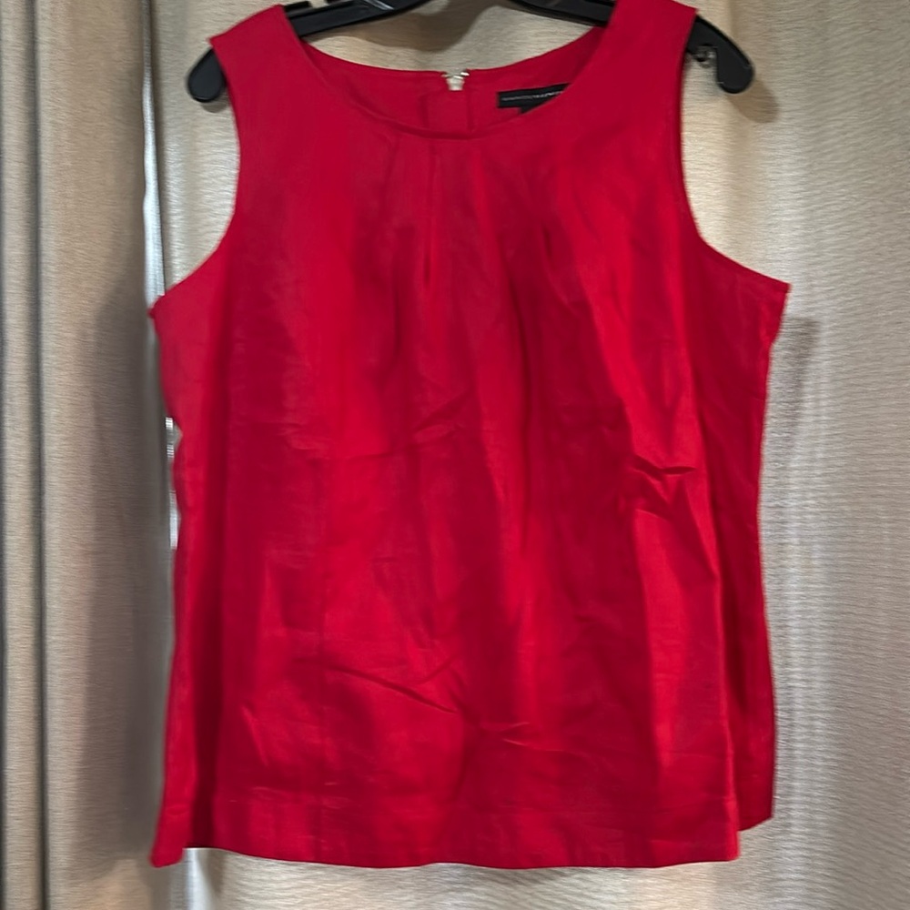 NWT Grace Elements red sleeveless top 14